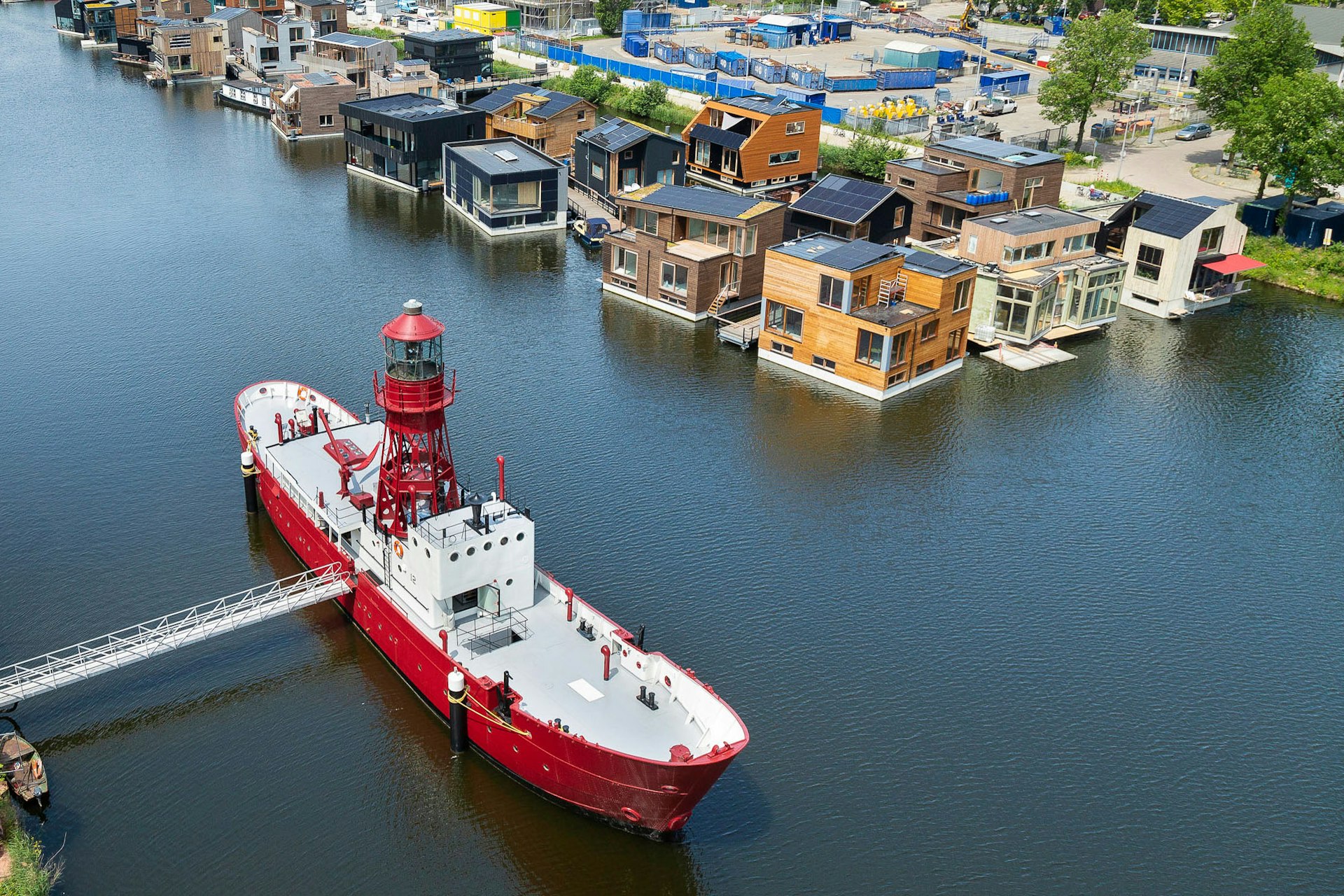 Lightship Amsterdam boat 